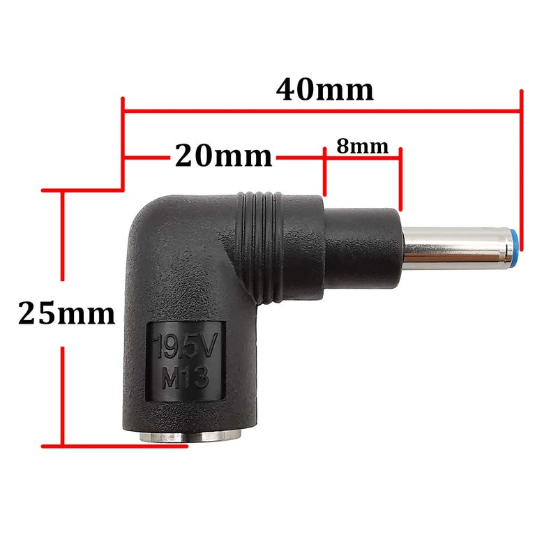 HiQltyla 7.4mm to 4.5mm DC Dongle Tip Adapter Connector for PC - Image 5